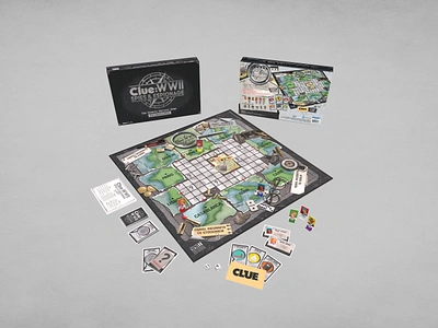 Clue: WWII "Spies & Espionage" Game Projects ad campaigns branding commercial game board design game box design game card design game design graphic design logo packaging design promotional materials video filming