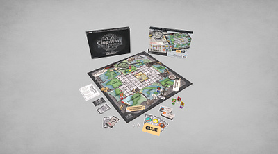 Clue: WWII "Spies & Espionage" Game Projects ad campaigns branding commercial game board design game box design game card design game design graphic design logo packaging design promotional materials video filming