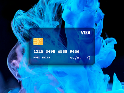 Credit card design | Daily UI Challenge #7 design graphic design product design ui web design