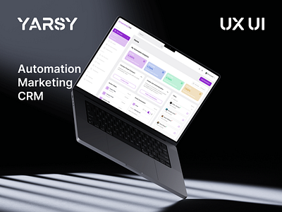 Automation Marketing CRM addaptive app design automation creativeui crm dashboard design designinspiration dribbbleshowcase figma marketing mobile app product design ui uiuxdesign user interface userexperience ux visualdesign web design