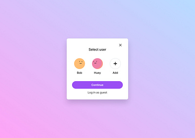 DAY 064 / USER SELECTION 064 daily daily ui figma prompt slection ui user selection wireframe