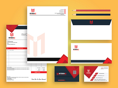 Premium Stationery Design brand design brand identity design branding business cards corporate design design graphic design graphics designer invoice design letterhead logo design stationary stationery design trending designs urgent design