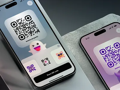 MEM UI kit | Sharing app application ios messenger mobile product qr sharing ui ui kit ux