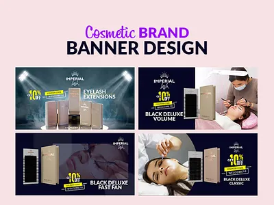 Cosmetic Brand Web Banner Design adobe photoshop banner banner ad cosmetic banner cosmetics graphic design image editing product ads product presentation web banner