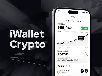 iWallet Crypto app mobile app ui ux