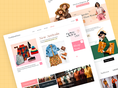 Fashion E-commerce Website clean ui clothing clothing company ecommerce ecommerce fashion website ecommerce website fashion fashion website home page landing page marketplace online shopping online store outfit shopify shopping ui design uiux web design website