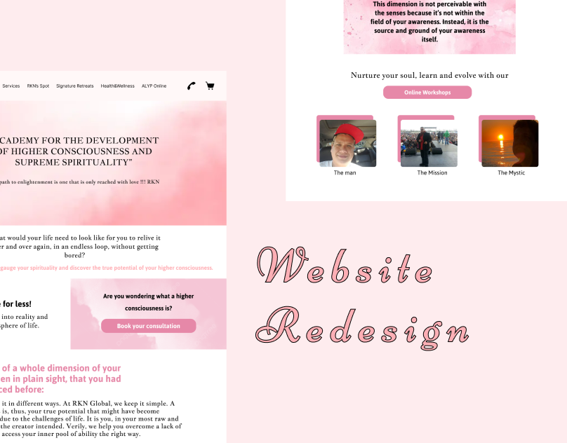 Website Redesign design graphic design ui ux