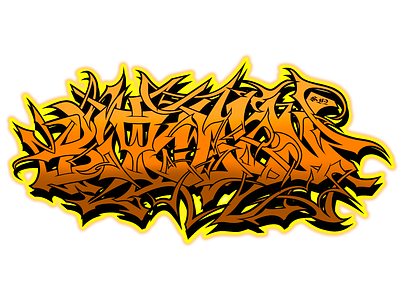 Bitcoin wildstyle bitcoin design graffiti graphic design illustration marseille