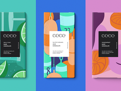 Coco Chocolatier Packaging chocolate illustration packaging pattern