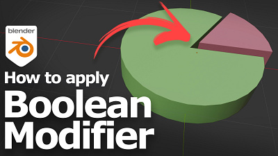 Blender Boolean Modifier 3d b3d blender cgian tutorial