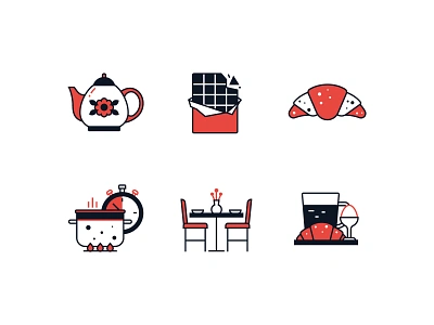 Restaurant menu icons cafe cooking design dessert food icon line line art line icons menu restaurant style vector