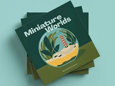 Miniature Worlds book illustration plants publication terrariums