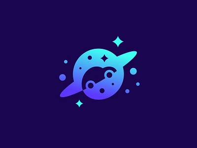 Spacewash bubbles car car wash galactic galaxy logo logo design negative space planet saturn space starts wash