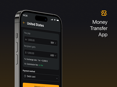 Money Transfer App design system finance mobile money send money transfer money ui kit