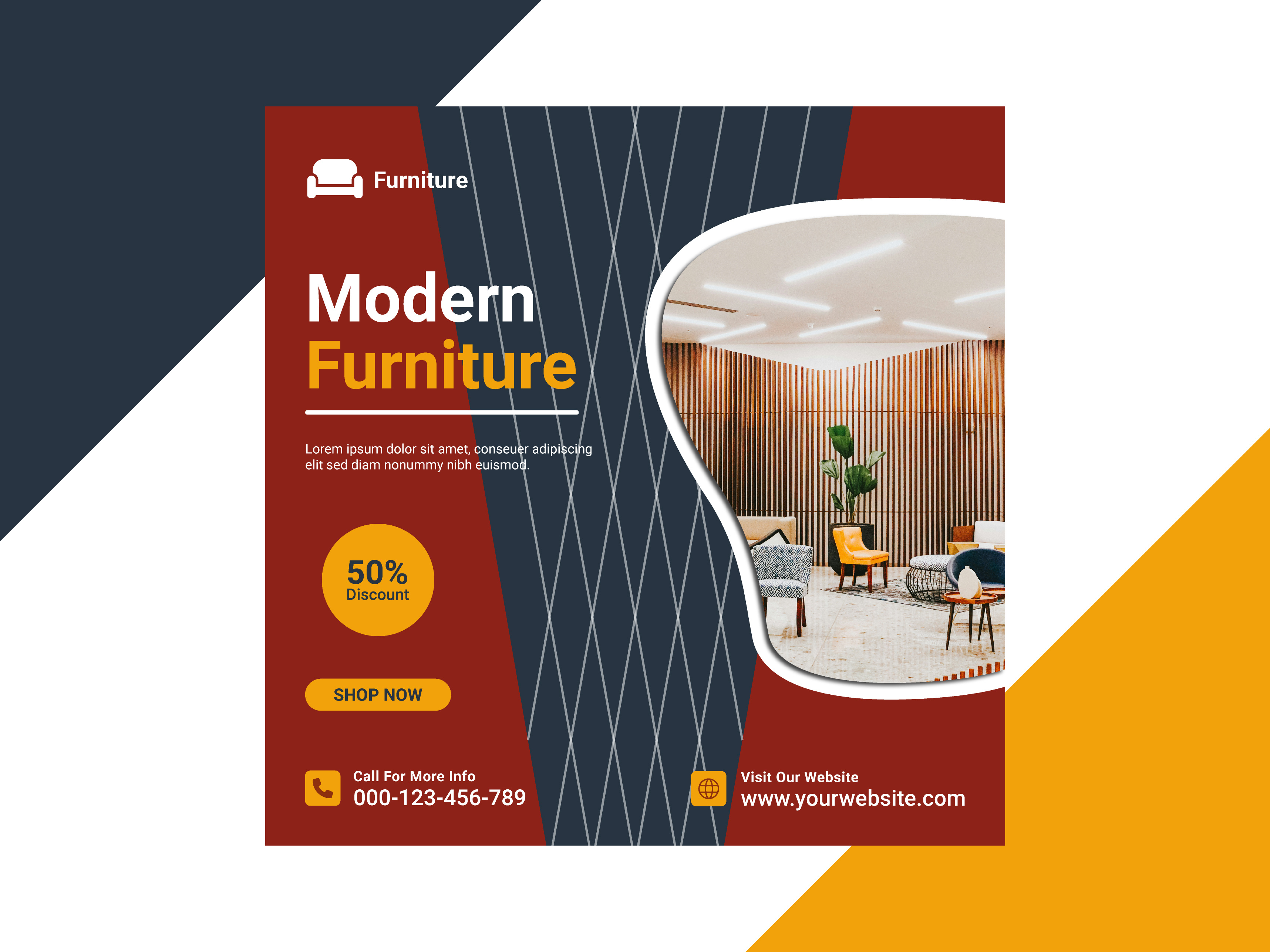 Example of Professional Social Media Post Design