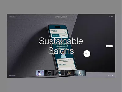 Uncommon Studio project page animation clean gallery landing page layout minimal vietnam web design website