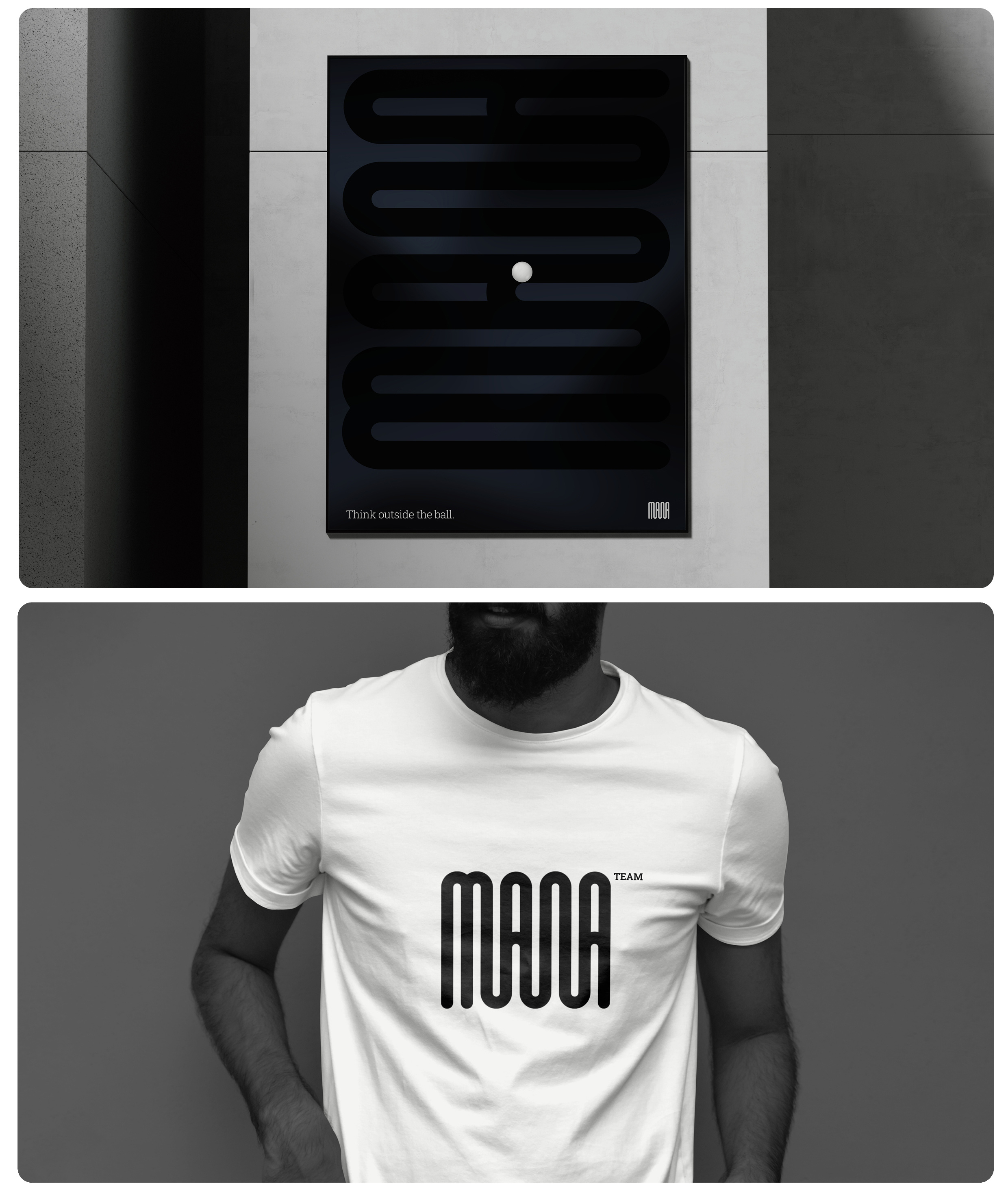 Mana Studio branding design graphic design identity logo poster typography