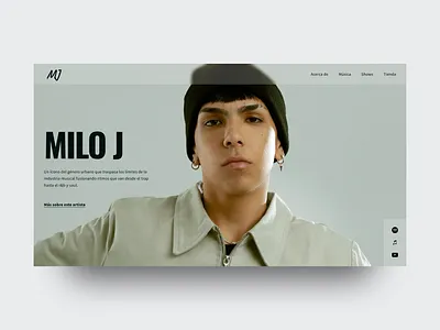 Milo J One Page ui