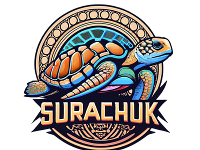 Leatherback Turtle Logo 3d graphic design logo