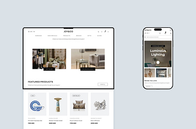 Ecommerce Antique Website Mockup prototype uiux design uiux designs user flow wireframe