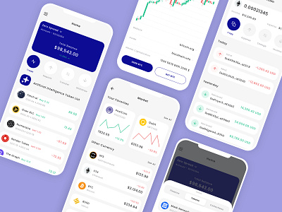 AI Cryptocurrency Trading Mobile App UI Kit ai app artificial artificial intelligence bitcoin blockchain chart chatbot chatgpt crypto cryptocurrency design intelligence ui ui design ui kit ux