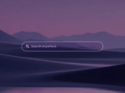 Search bar UI animation & Sound feedback animation component figma interaction interaction design interface motion graphics product design prototyping rive ui uiux