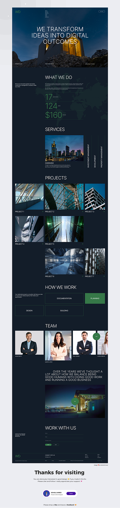 Builders Website Design figma product design ui ux web design