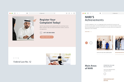 NHRI UI Exploration branding uiux design