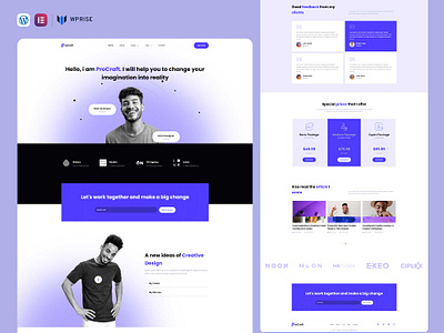 ProCraft – Personal Portfolio Elementor Template elementor template personal portfolio personal portfolio landing page personal portfolio template personal portfolio theme personal portfolio web design personal portfolio website web design