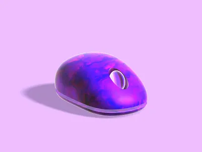 3D Futuristic computer mouse 3d 3dart 3ddesign 3dmodel computer design futuristic glass illustration mouse render spline