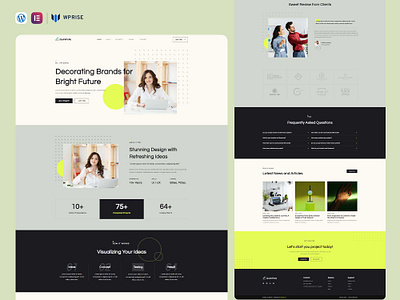 QuirkFolio – Personal Portfolio Elementor Template elementor template personal portfolio personal portfolio landing page personal portfolio template personal portfolio theme personal portfolio web design personal portfolio website web design