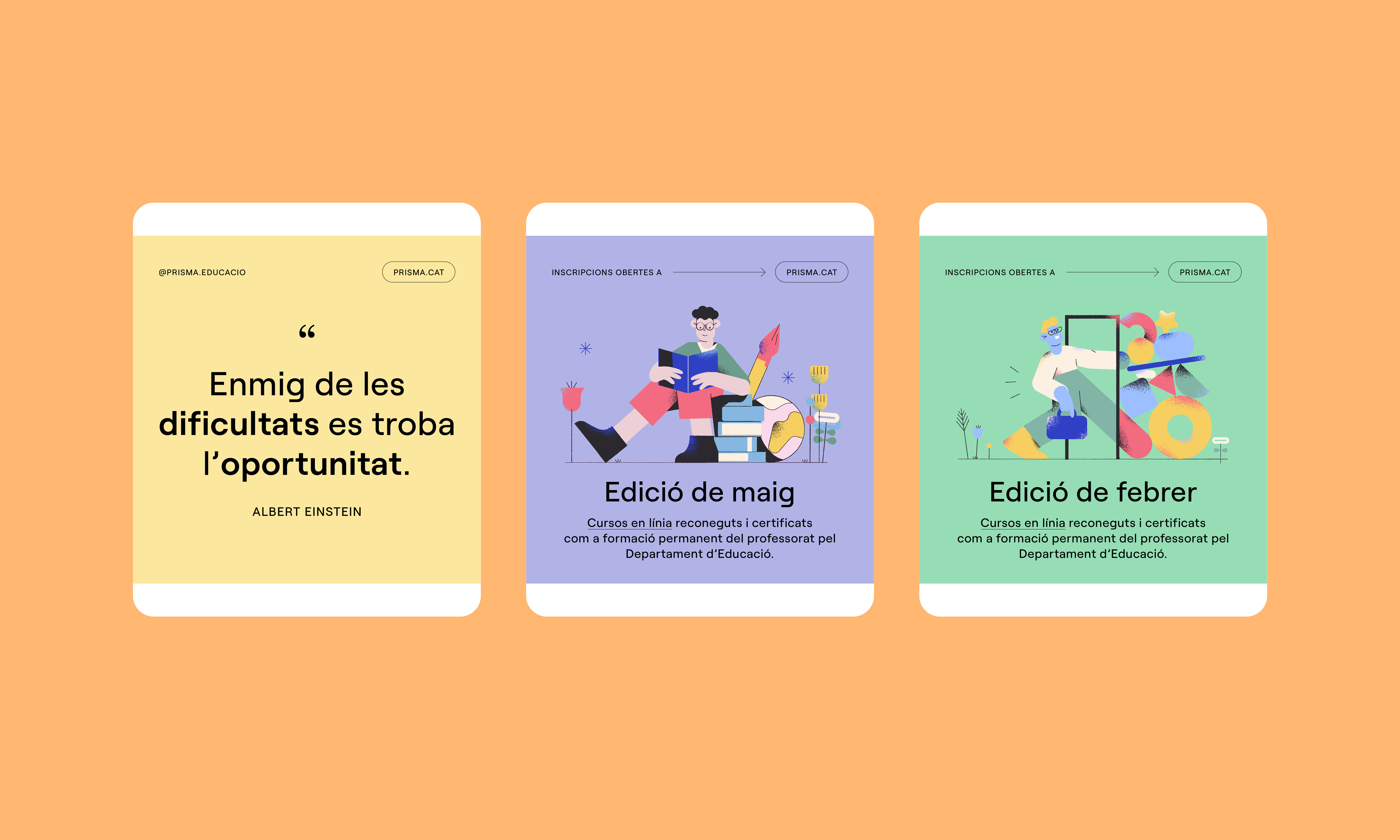 Prisma Educació graphic design illustration instagram