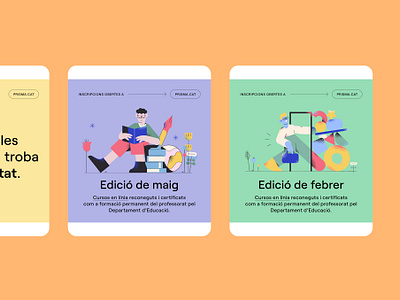 Prisma Educació graphic design illustration instagram