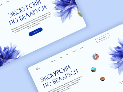 Design concepts Belarus travel company webdesign ui ux design
