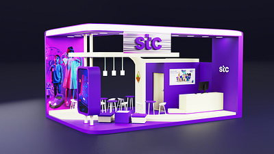 STC Center 3D Design 3d branding desgain graphic design ui