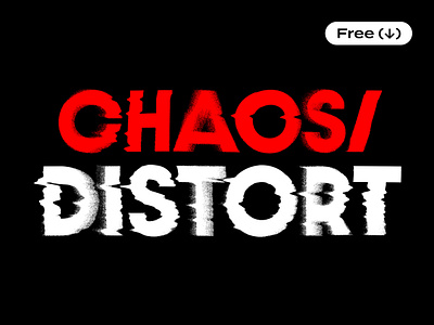 Distortion Text & Graphic Effect deformation distortion download effect error free freebie glitch logo logotype mismatches photoshop pixelbuddha psd screen template text tv