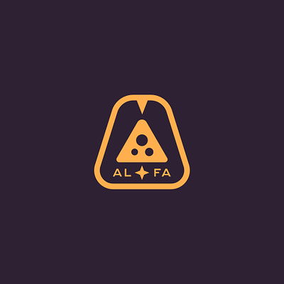 Team Alfa badge branding game logo space