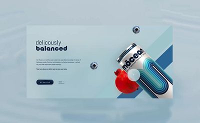 Webdesign mocean drink beverage blue drink juice orange project ui ux webdesign webpage website