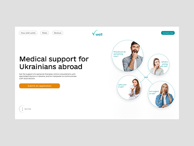 Well - medicine design graphic design illustration minimal typography ui ux uxresearch uxui web webdesign website