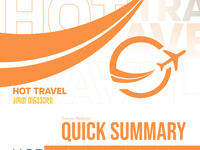 Travel Agency Identity Redesign Summary branding color design designsystems graphic design identity logo typography vector