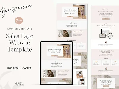 Course Sales Page Template Canva canva canva template canva website canva website sales page course creator course promotion course sales page course sales page template canva sales page sales page template website template