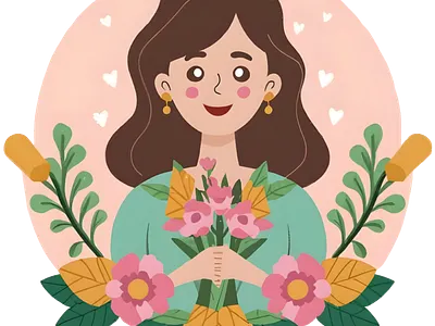 Mother's Day Illustrations 3d abstract art aesthetic aesthetic print aesthetic printable aesthetic wall art animation artist branding design graphic design illustration logo mother mothers day motion graphics ui