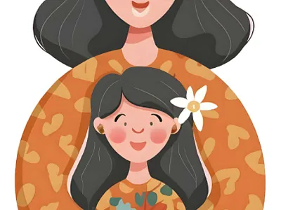 Mother's Day Illustrations 3d abstract art aesthetic aesthetic print aesthetic printable aesthetic wall art animation artist branding design graphic design happy mothers day illustration logo mother motion graphics ui