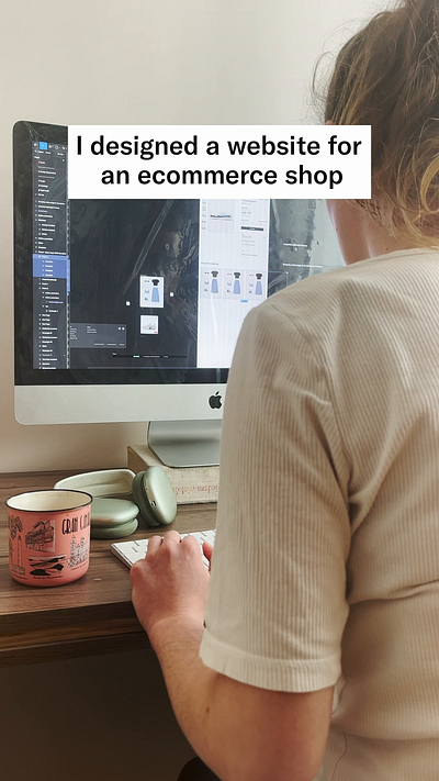 An ecommerce shop website