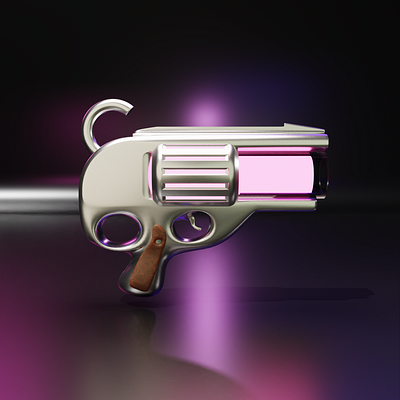 Sheriff Neo Plasma 3d 3dart blender cyber punk design gun illustration modeling neo plasma sheriff valorant