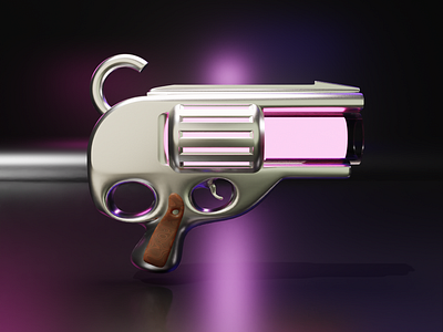 Sheriff Neo Plasma 3d 3dart blender cyber punk design gun illustration modeling neo plasma sheriff valorant
