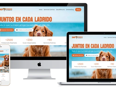 Infoperros.es | Dog Community APP dogs web design