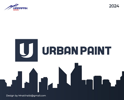 Logo & Guidelines Urban Paint branding branding identity design graphic design logo logo design logo product paint logo paint product paint product identity product design product identity visual identity