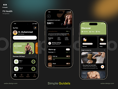 Fit Health-Mobile App Project activity body body app checklist course education fitness fitness app home ios app life life app magazine mind mind app mobile app nutrition