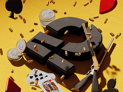 3D Alphabet | Sasha Krivorotova 3d alphabet cards cg cinema cinema4d design film gans illustration mocies money numb rozov type visualisation wnbl